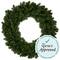 36" Pre-Lit Artificial Christmas Canadian Pine Wreath